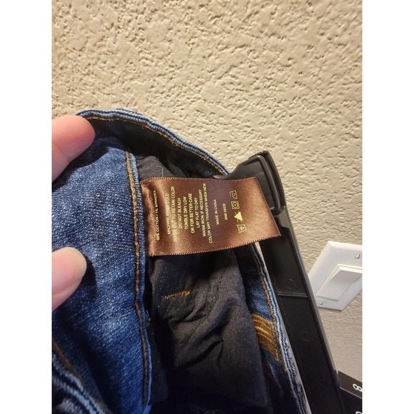 Kut From The Kloth Straight Leg Jeans Dark Wash Size 8 - Picture 3 of 4